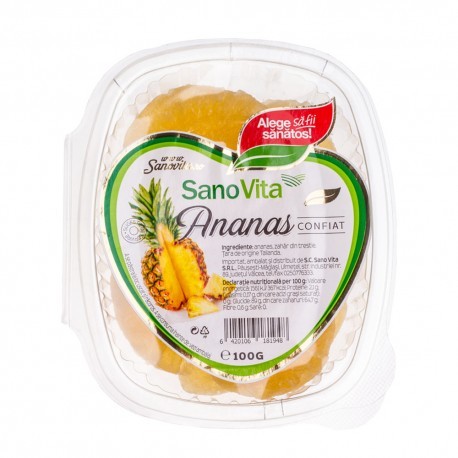 Ananas Confiat Sanovita - 100 g