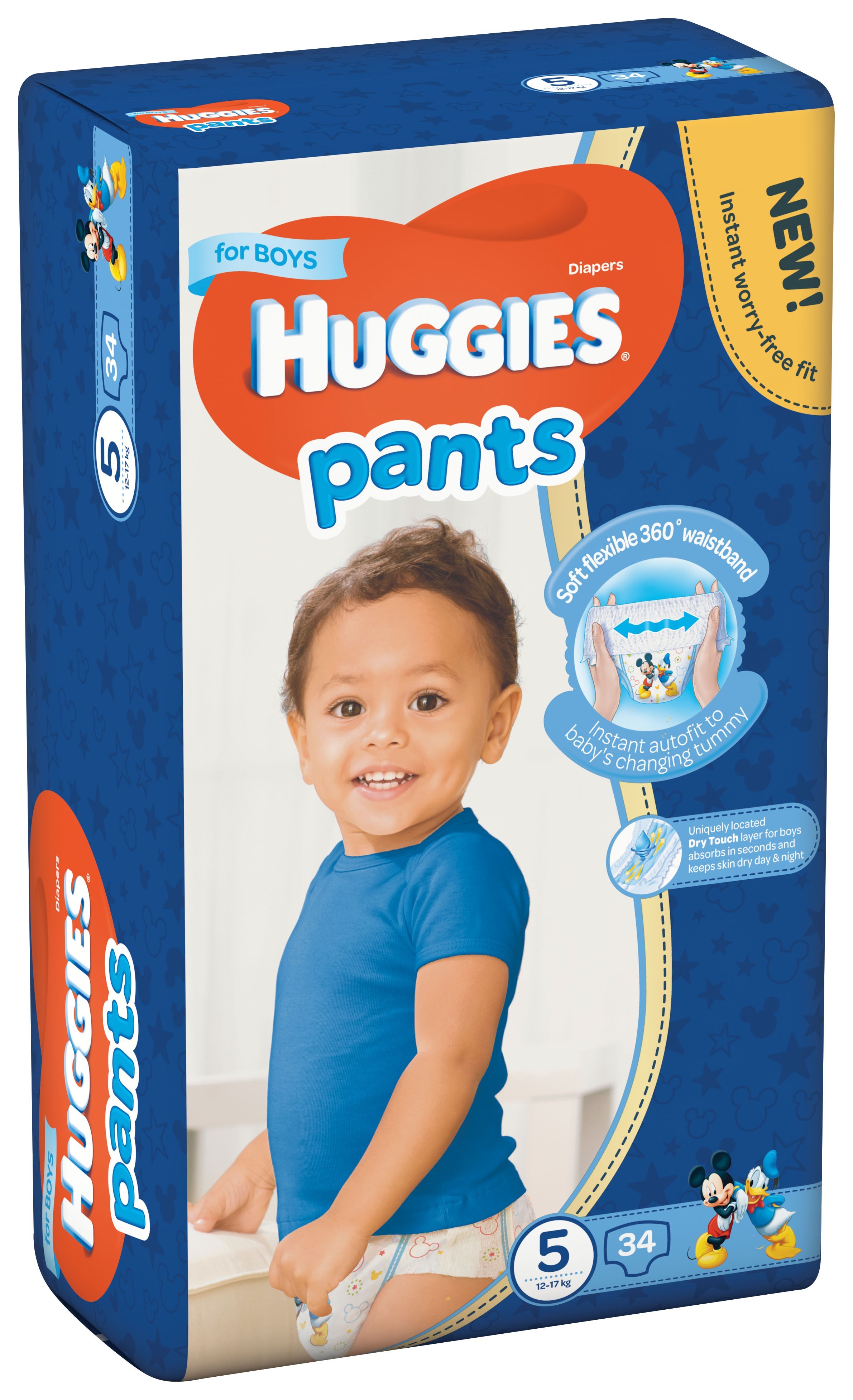 Huggies Pants Nr.5 Boy 34Bc 12-17Kg