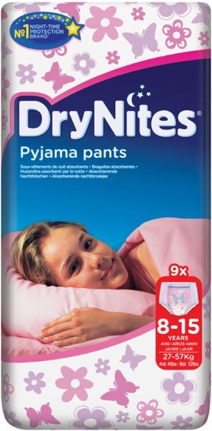 Huggies Drynites Girl 8-15 Ani (27-57Kg)-Chilotei De Noapte