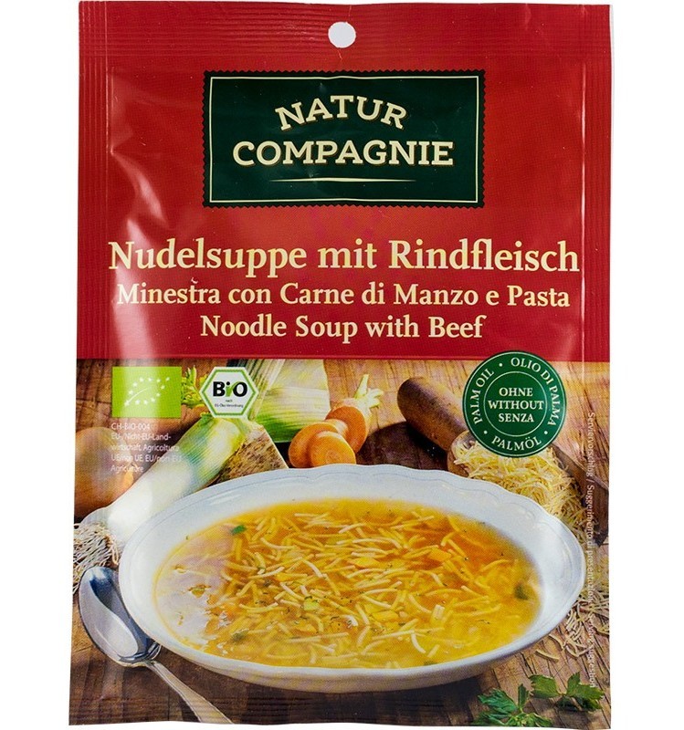 Supa Bio de Taitei cu Carne de Vita Natur Compagnie - 40 g