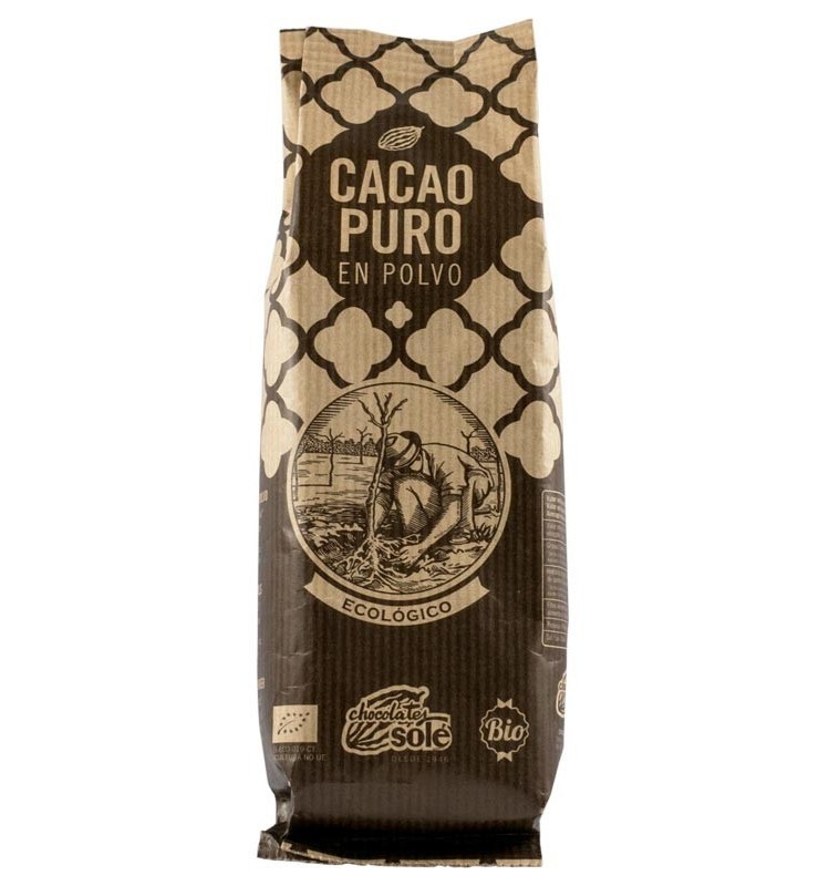 Chocolates Sole – Pudra bio de cacao pura, 150 g