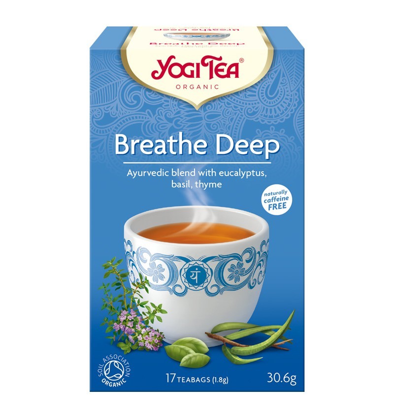 Ceai Bio Respiratie Profunda, Yogi Tea, 30.6g