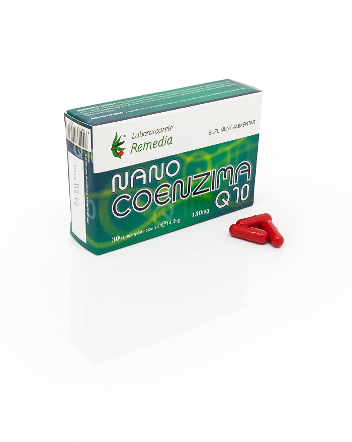 Coenzima Q10 Nano, 150mg 30 cps Remedia