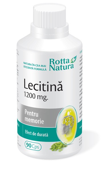 Lecitina, 1200Mg 90 capsule Rotta Natura