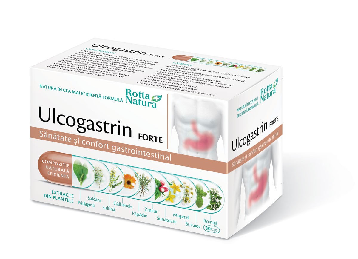 Ulcogastrin Forte, 30 capsule Rotta Natura