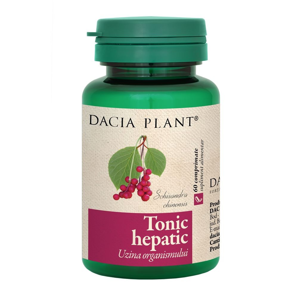 Tonic hepatic, 60 comprimate dacia plant