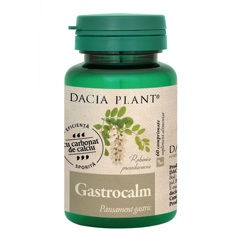 Gastrocalm, 60 comprimate dacia plant