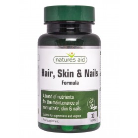 Hair, Skin and Nails Formula, 30 comprimate Natures Aid