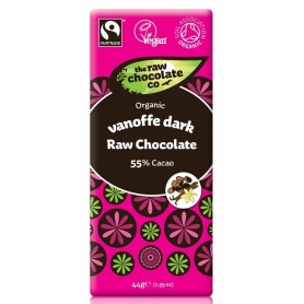 Ciocolata neagra raw cu caramel vanilat 44g