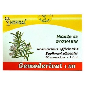 Mladite de rozmarin - Gemoderivat 30 Monodoze