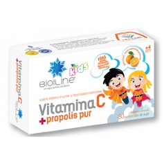 Vitamina C + Propolis Pur pentru copii  30 cpr