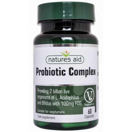 Probiotic Complex (cu Bifidus & FOS), 60 capsule Natures Aid