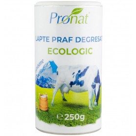 Lapte praf Bio degresat, 1% grasime, 250g