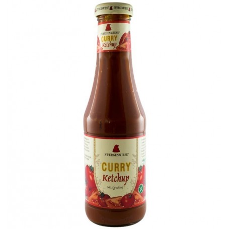Ketchup BIO curry, din piure de rosii, 500 ml