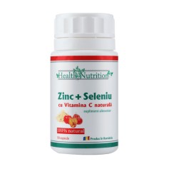 Zinc cu Seleniu si Vitamina C - 90 capsule Health Nutrition