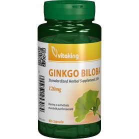 Ginkgo Biloba, 120Mg 60 capsule Vitaking