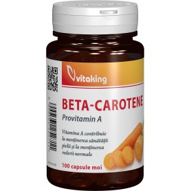 Betacaroten Natural 25000UI 100 capsule Vitaking