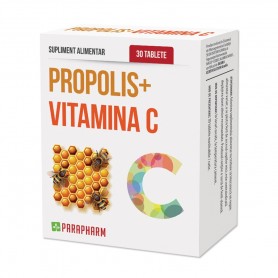 Propolis + Vitamina C, 30 tb Parapharm