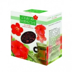 Ceai de Hibiscus, Frunze, 75 g Parapharm
