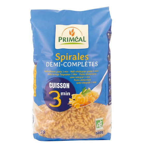 Spirale semi-integrale cu gatire rapida in 3 min. 500g