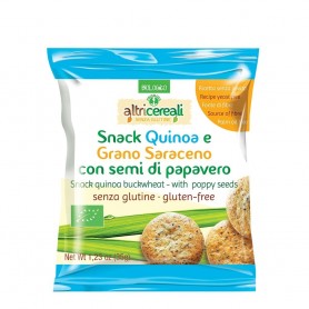 Snack din quinoa si hrisca cu seminte de mac 35g