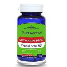 Silymarin 80/50 Detox Forte Herbagetica - 30 capsule