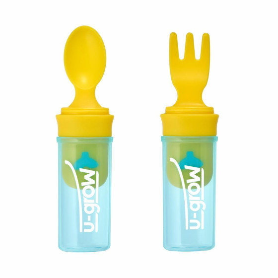 Set Portabil Lingurita si Furculita U-Grow | Comanda pe Plantum.ro