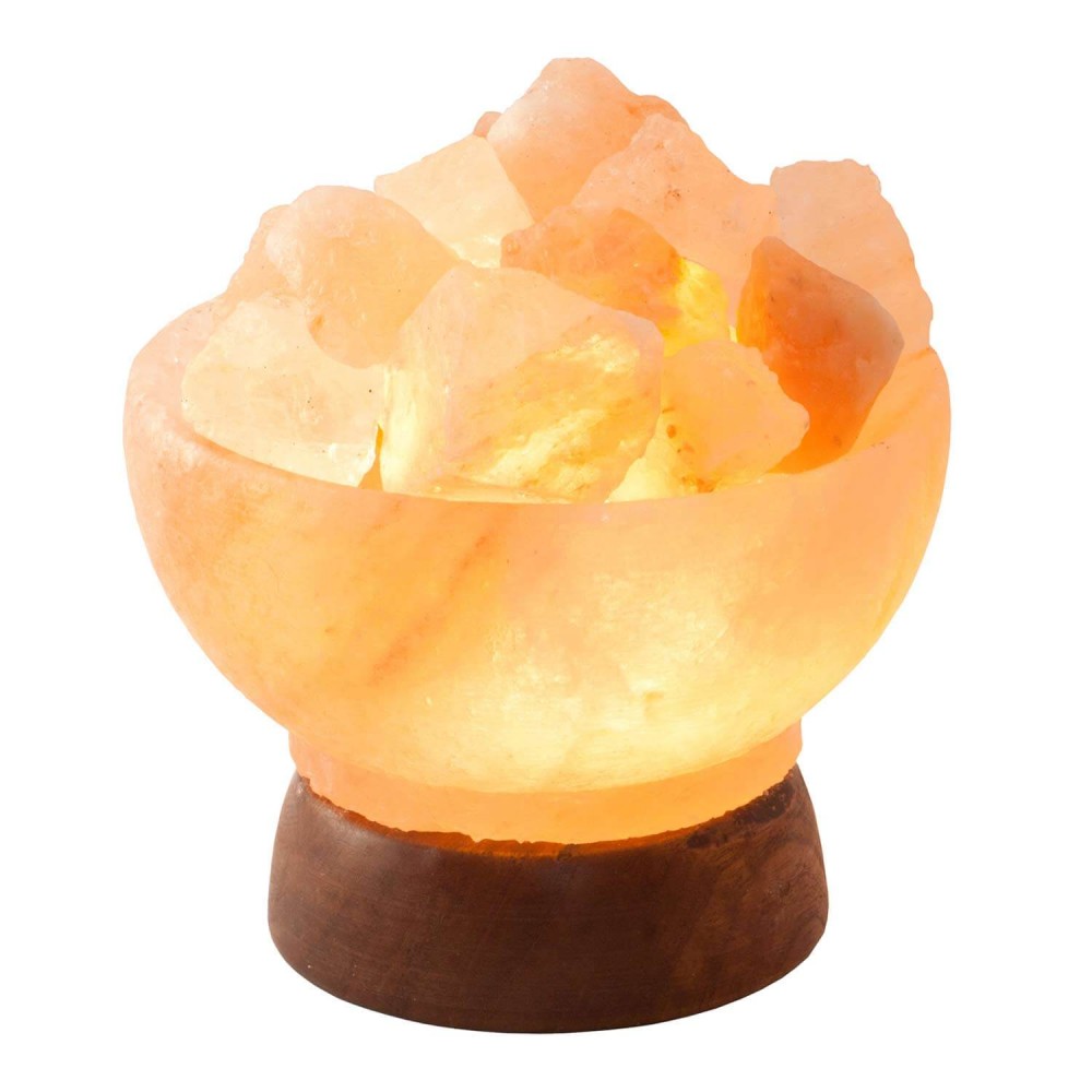 Lampa de Sare, forma de Foc, 3-4 kg Monte Salt Crystal