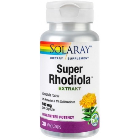 Super Rhodiola, Extract 500mg, 60cps, Secom