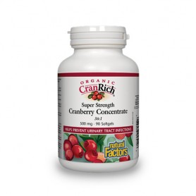 Cranberry, Extract Concentrat, 500 mg, 90 cps, Provita