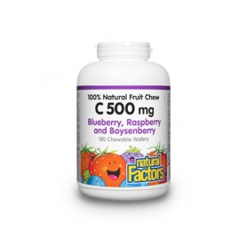 Vitamina C cu afine (Blueberry) - 90 de tablete masticabile