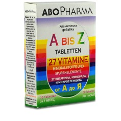 A-Z 27 Vitamine + Minerale si Microelemente, 30 cpr