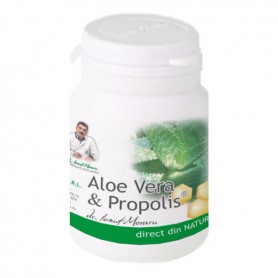 Aloe Vera, cu Propolis, 60 cps