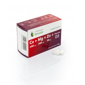 Calciu Magneziu Zinc D3, 50 cpr Remedia