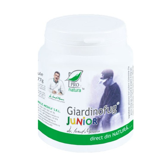 Giardinofug Junior pentru Paraziti Intestinali, 250 cps