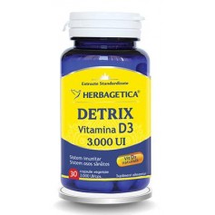 Detrix, Vitamina D3 3.000UI, 30 cps vegetale