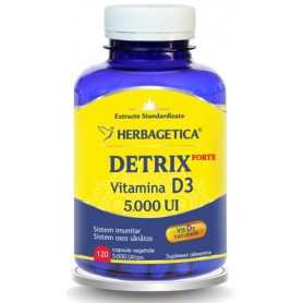 Detrix Forte, Vitamina D3 5.000UI, 60 cps vegetale