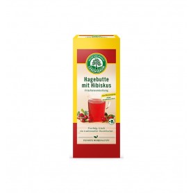 Ceai de Măceșe, Bio si Hibiscus, 20x2,5 g Lebensbaum