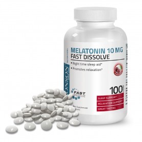 Melatonina 10 Mg, 100 cps, Aroma Cirese, Bronson