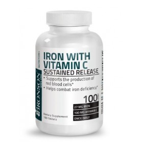 Fier + Vitamina C, 100 cps Bronson