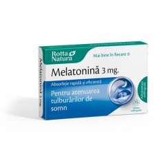 Melatonină 3 mg Sublinguale - 30 tab