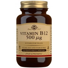 Vitamin B-12 500μg veg.caps 50s SOLGAR