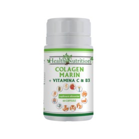 Colagen Marin Forte + Vitamina B3 + Vitamina C 60tb Health Nutrition