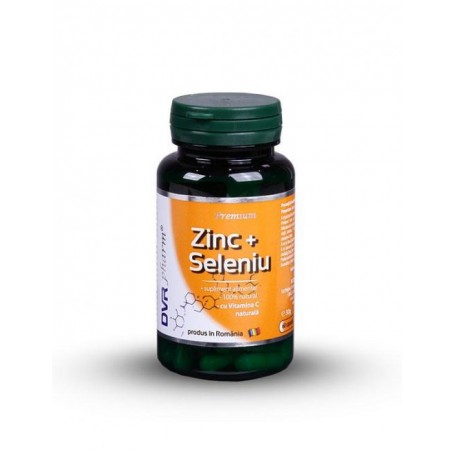 Zinc + Seleniu cu Vitamina C 60 cps