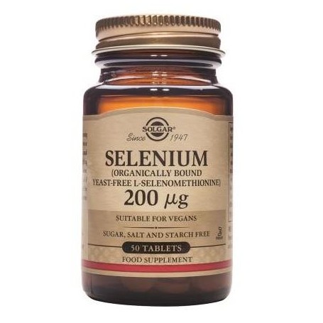 Selenium 200mcg tabs 50s SOLGAR