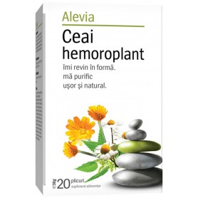 Hemoroplant Ceai, 20 plicuri Alevia