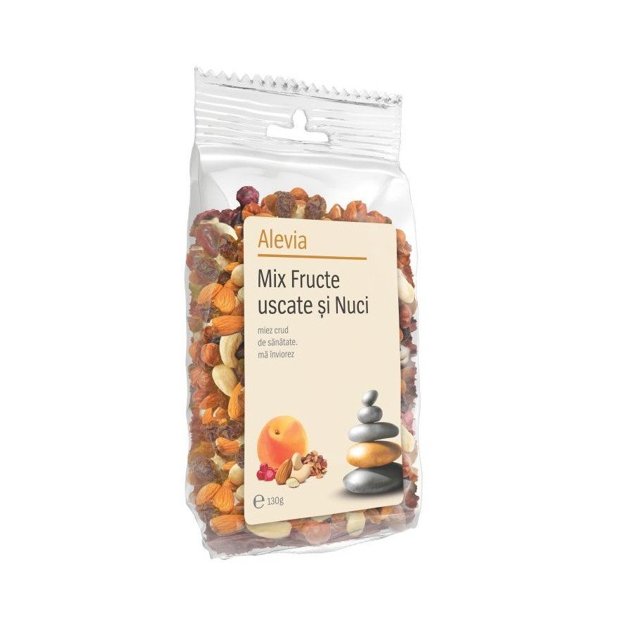 Mix Fructe Uscate si Nuci, 130g Alevia