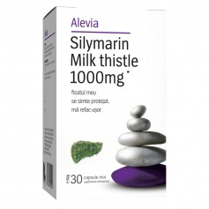 Silimarina, Milk Thistle 1000Mg 30 capsule Alevia
