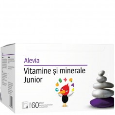 Vitamine si Minerale Junior, 60 plicuri Alevia
