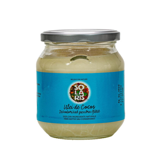Ulei de Cocos pentru Gatit, 500ML Solaris